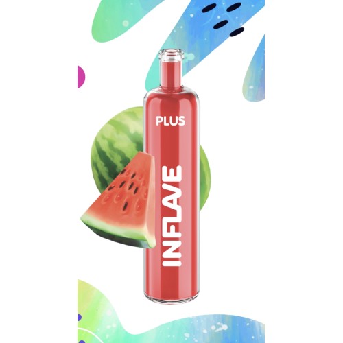 Электронная сигарета Inflave Plus 2200 затяжек Арбуз
